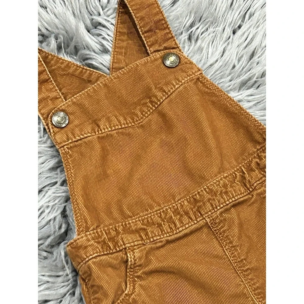 Old Navy Girls Brown Corduroy Skirtall Dress Size 12-18 Month